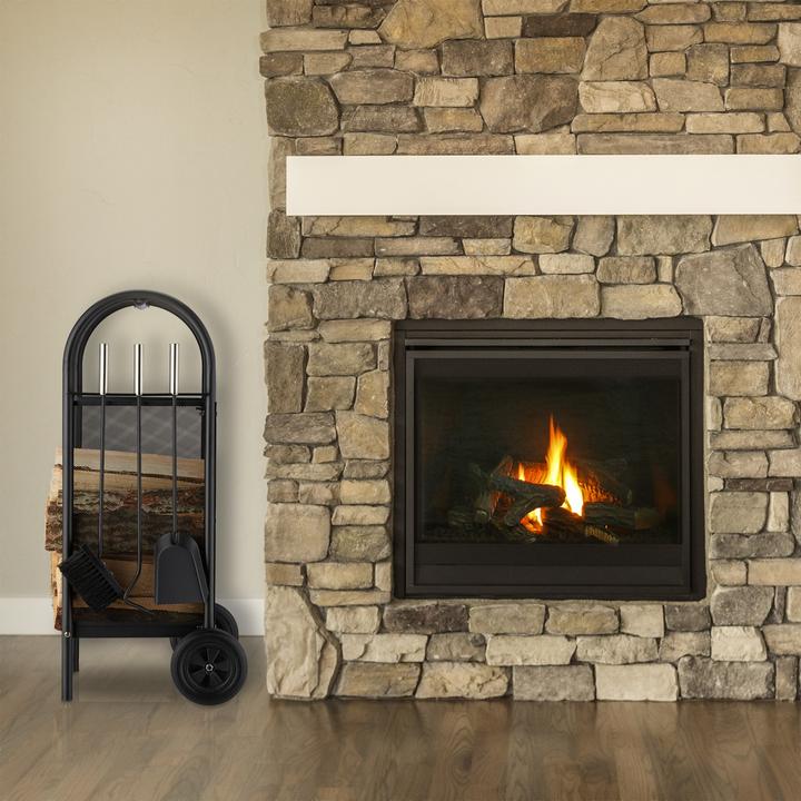 Produktbild Relaxdays Kaminholzwagen (42 x 37 x 81 cm)