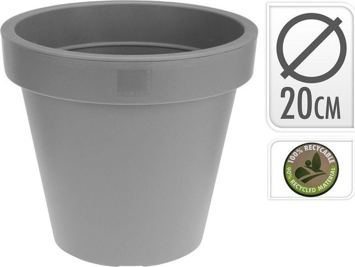 Produktbild E&K Blumentopf Ek rund 20X20X18Cm (20 cm)