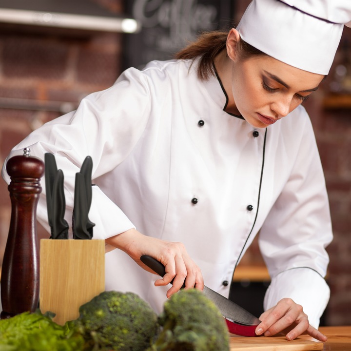 Actual product image Relaxdays Knife block