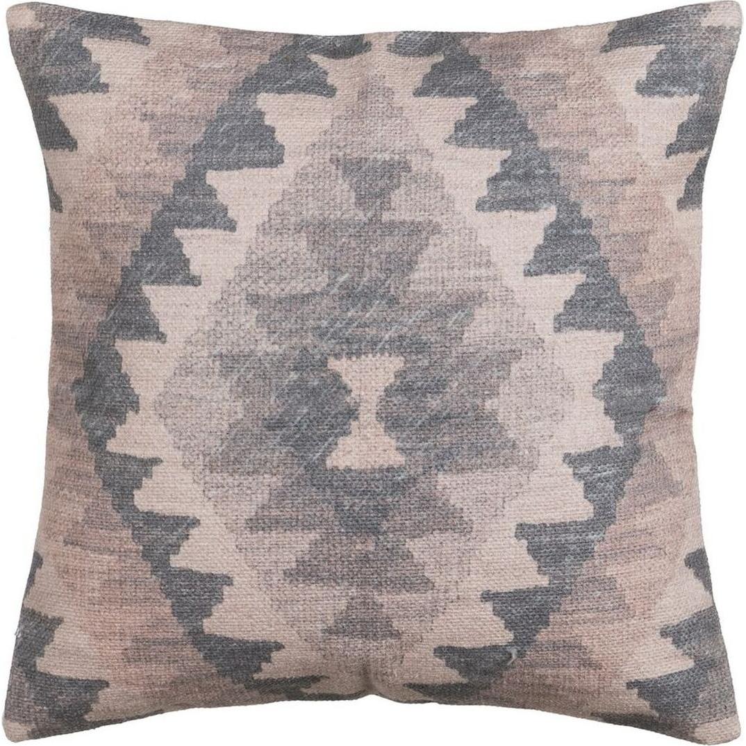 Natec, Dekokissen, Kissen Baumwolle Grau Rosa 45 x 45 cm (45 x 45 cm)