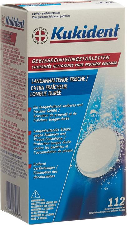 Image du produit Kukident Nettoyage des onglets extra frais