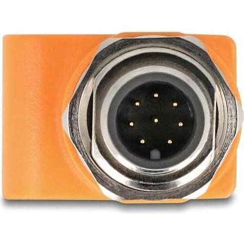 Thumbnail - Delock M12 Adapter A-kodiert 8 Pin Stecker zu RJ45 Buchse Ca (RJ45 (1x)), Netzwerkadapter, Violett