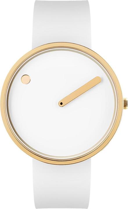 Immagine prodotto Picto 43321-0220G White Silicone Unisex 40mm 5ATM