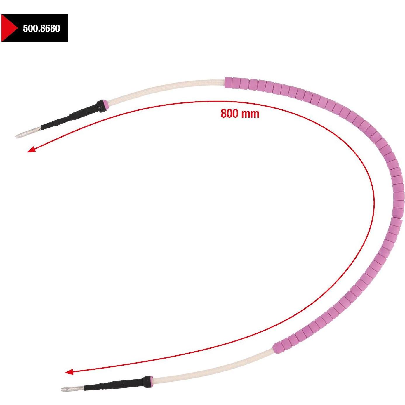 KS Tools, Utensili autofficina, Induktions-Spule mit Keramikschutz, formbar, 800 mm