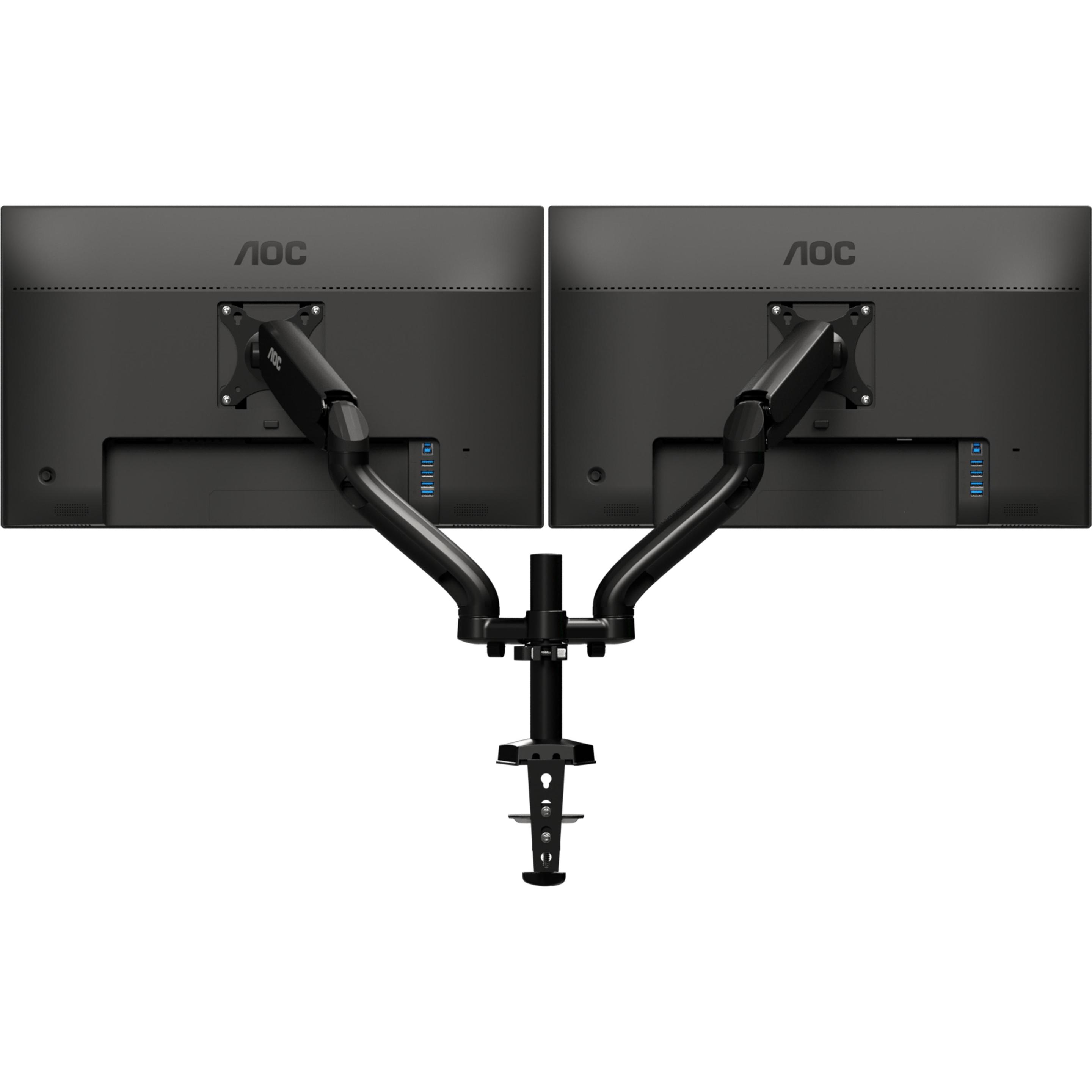 AOC AD110D0 (Tisch, 27", 9 kg), Monitor Halterung, Schwarz