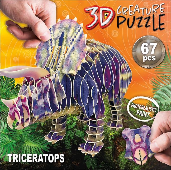 Produktbild Educa D Triceratops Puzzle (67 Teile)