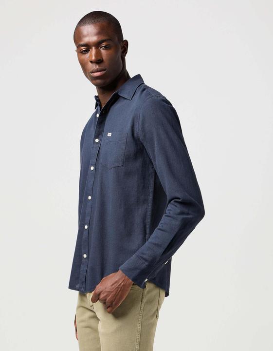 Produktbild Wrangler Leinenhemd 1 Pkt Shirt (M)