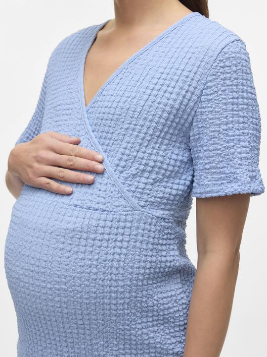 Image du produit Mamalicious Normal geschnitten V-Ausschnitt Top Bluse (S)