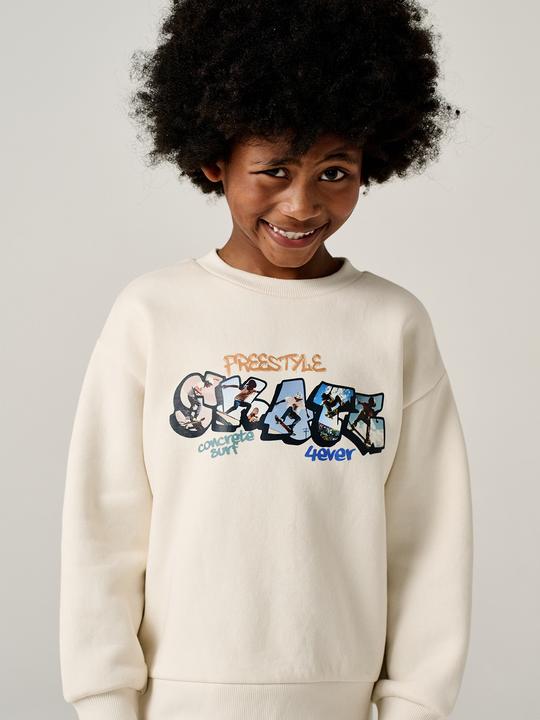 Produktbild Vertbaudet Jungen Sweatshirt mit grossem Sport-Motiv vorne (152)
