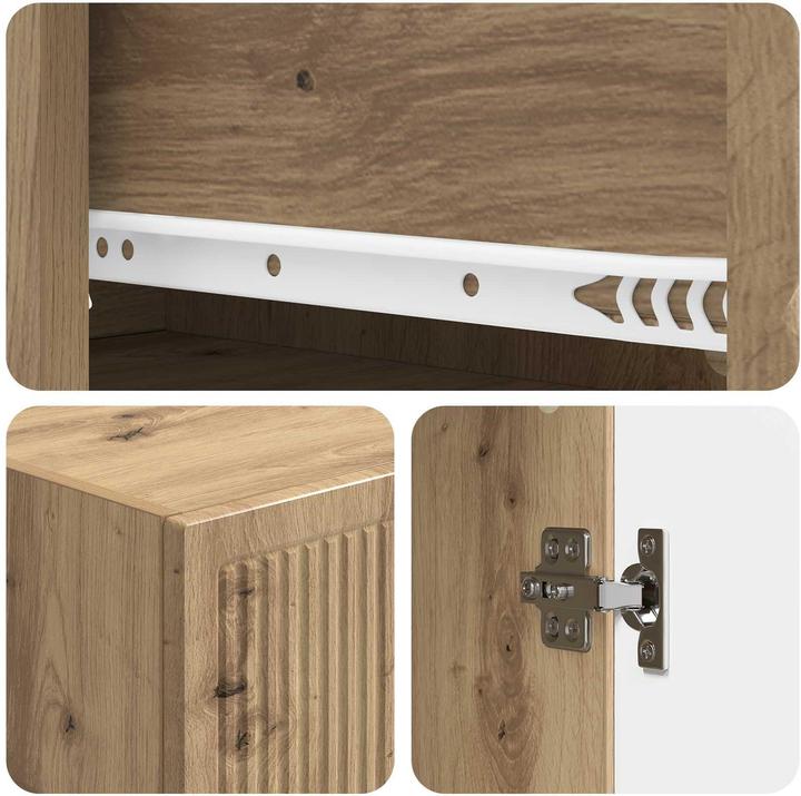 Produktbild vidaXL Modernes Möbelset (34.50 x 33 x 90 cm)