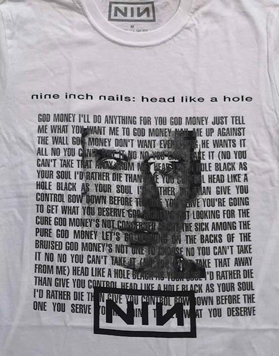 Immagine prodotto Universal Textiles Maglietta unisex per adulti Head Like A Hole in cotone (L)