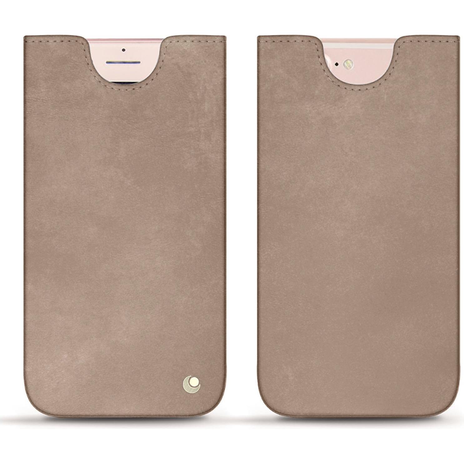 Noreve Lederschutzhülle (Apple iPhone 7 Plus), Smartphone Hülle, Beige