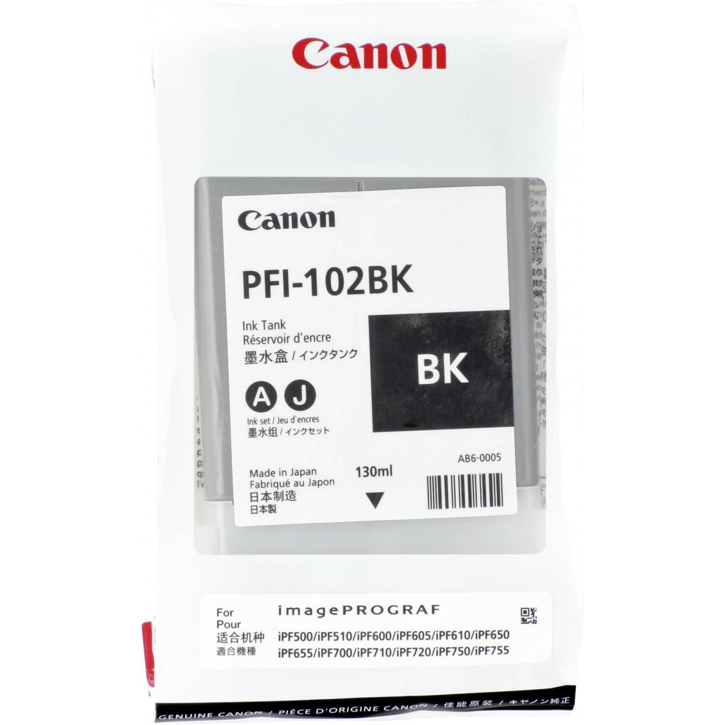 Canon, Druckerpatrone, Pfi-102bk (BK)