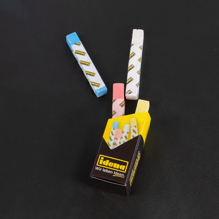 Produktbild Idena Tafelfolie schwarz 45x200cm,+4 Kreiden sort.