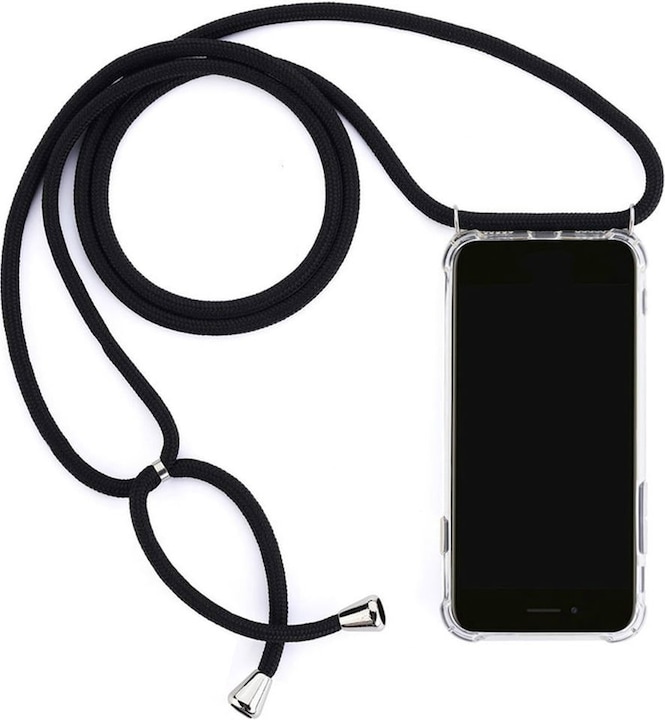 Produktbild PhoneLook Hülle Gummi transparent mit Seil (Samsung Galaxy S23 Ultra)