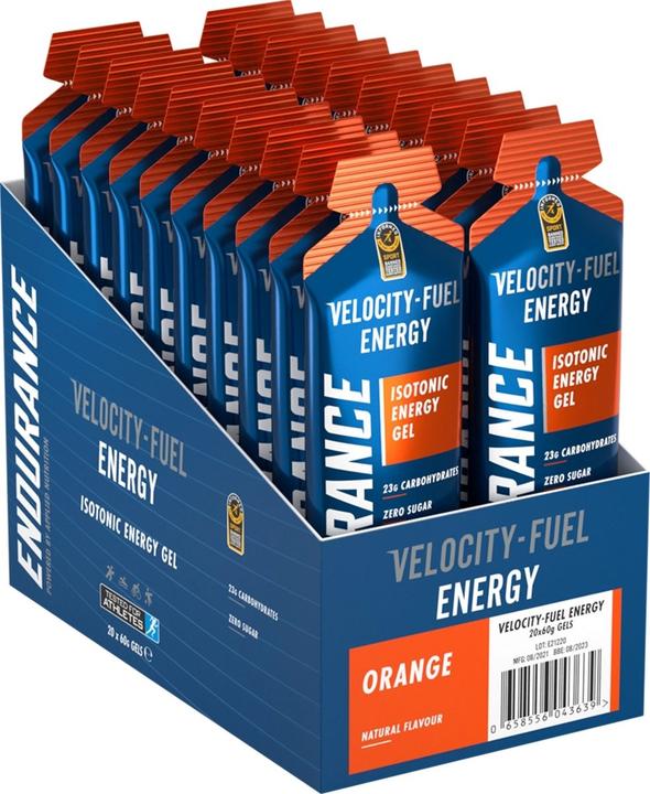 Applied Nutririon Endurance Isotonic Energy Gel Energy 20x60ml Applied Nutrition (Arancia, 20 pz., 1200 g)