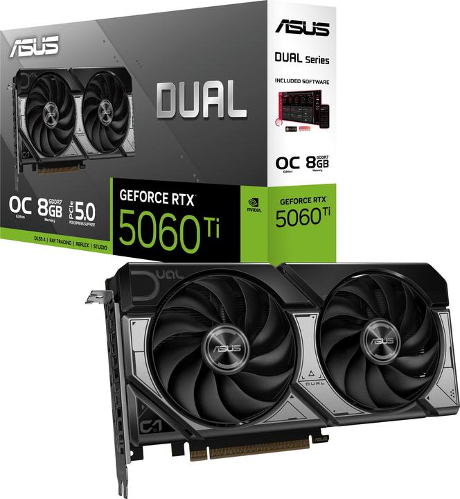 Produktbild ASUS Dual GeForce RTX 5060 Ti OC (8 GB)