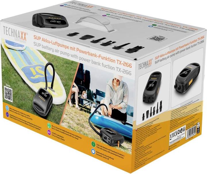 Actual product image Technaxx Suo Akku Luftpumpe