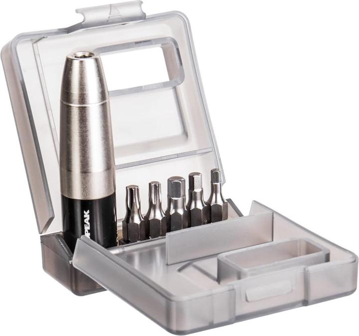 Topeak Nano TorqBarX X Wrench 2-6Nm with 5 Tool Bits