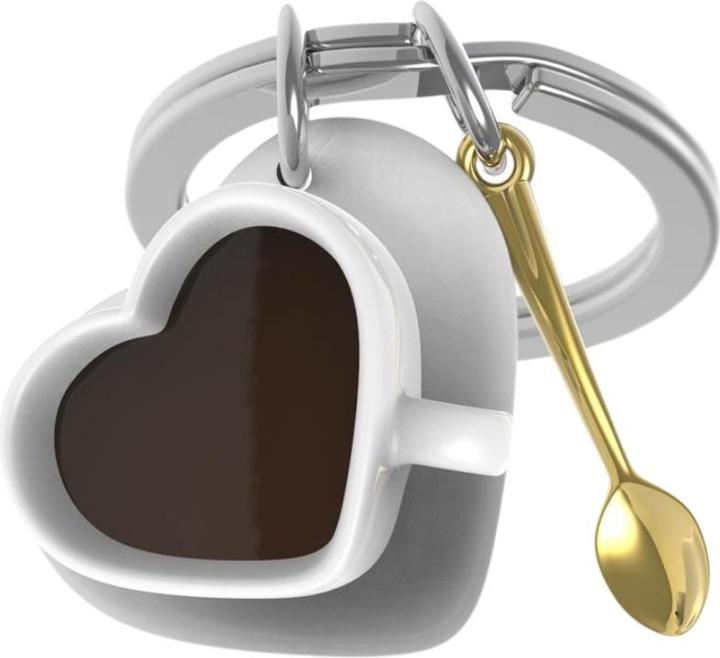 Actual product image Metalmorphose Love coffee key fob