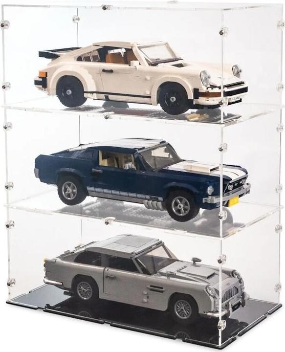 Image du produit iDisplayit Présentoir en acrylique pour LEGO® 10295 Porsche 911 (avec fond transparent, empilable)