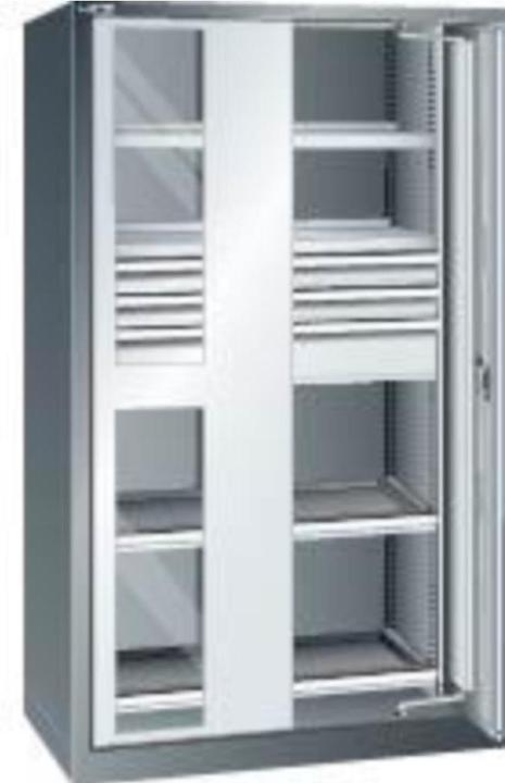 Produktbild Lista Schwerlasteinschwenktürenschrank (114.60 cm, 195 cm)