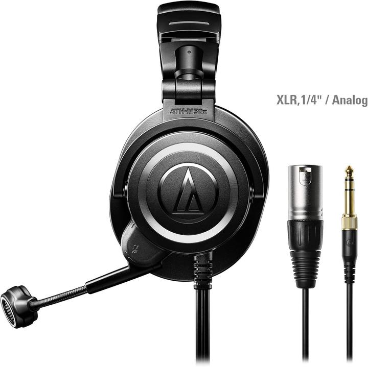 Produktbild Audio-Technica Audio Technica ATHM50XSTS StreamSet Professional Streaming Headset XLRAnalog Black (Kabelgebunden)