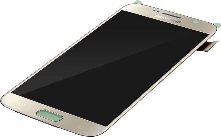 Actual product image Samsung SVC LCD Assembly Gold (Display, Galaxy S6)