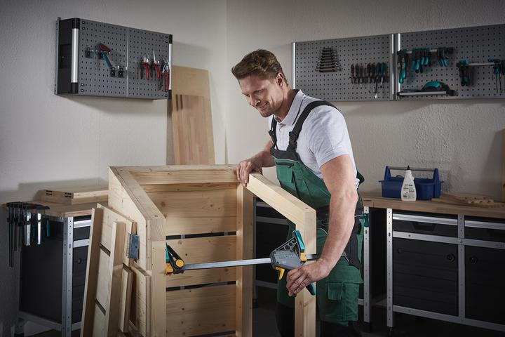 Actual product image wolfcraft 1 EHZ - One-handed clamp PRO 100/915mm (915 mm)