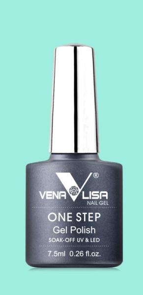 Venalisa Vernis gel 3 en 1 Bright Mint UV/LED (Bright Mint, Vernis semi-permanent)