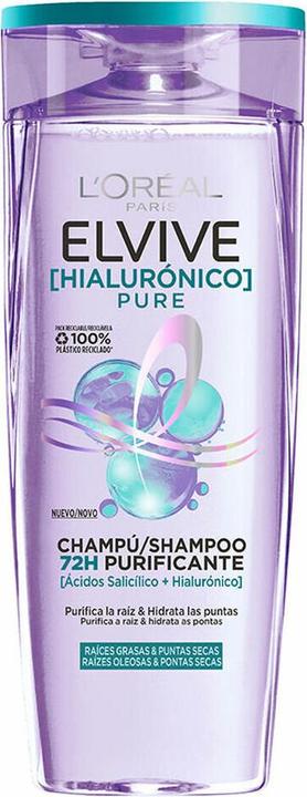 Image du produit L'Oréal Paris L'Oreal Make Up Elvive Hyaluron Pure Shampooing 380ml (380 ml, Shampoing liquide)