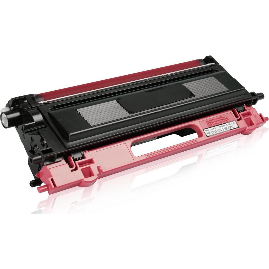 Inkadoo, Toner, Toner kompatibel zu Brother TN-135M Tonerkartusche, magenta Magenta (M)
