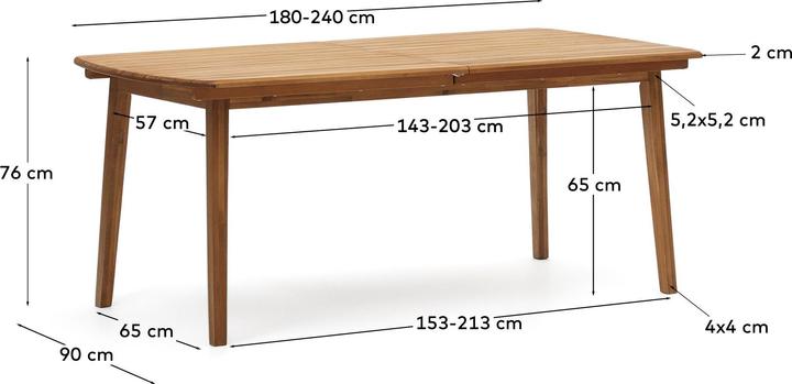 Produktbild Kave Home Thianna (180 x 90 x 76 cm)
