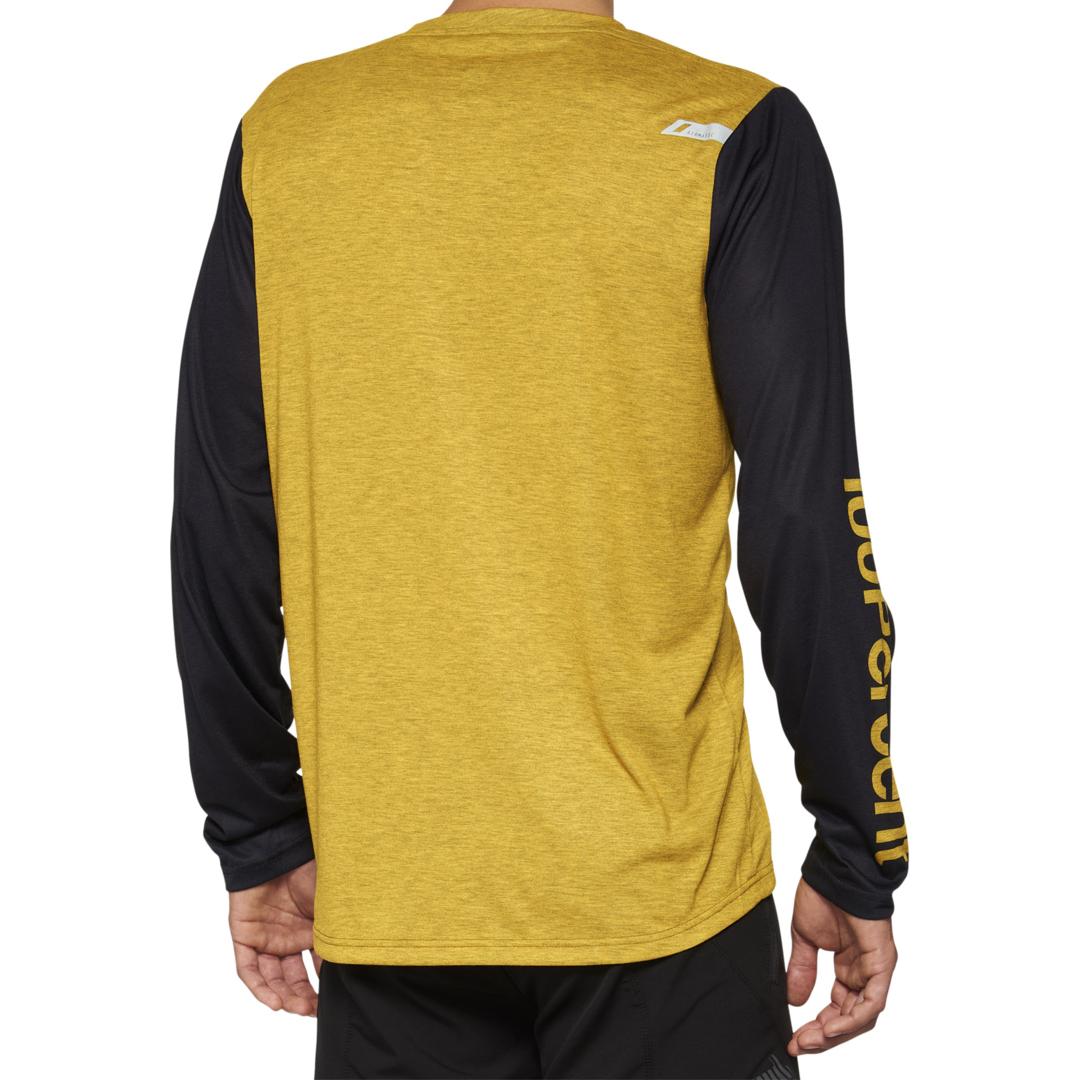 Thumbnail - 100%, Herren, Velotrikot, Airmatic Long Sleeve Jersey (S), Gelb, S