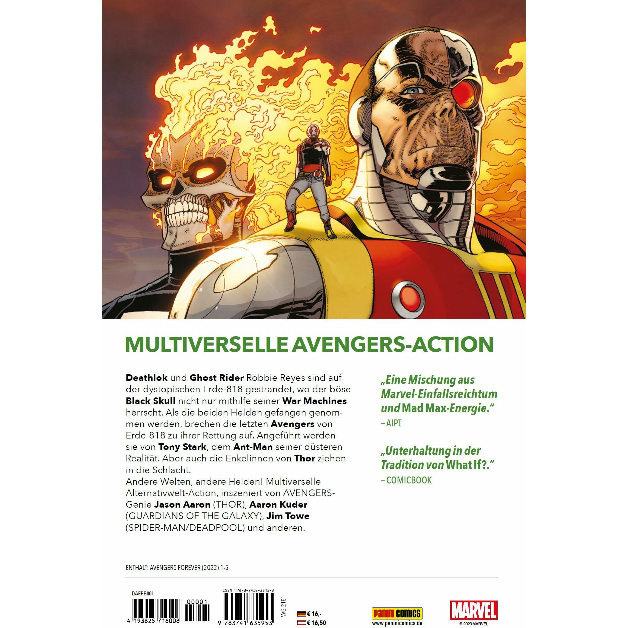 Thumbnail - Avengers Forever, Belletristik von Aaron Kuder, Michael Strittmatter, Carlos Magno, Jim Towe, Jason Aaron