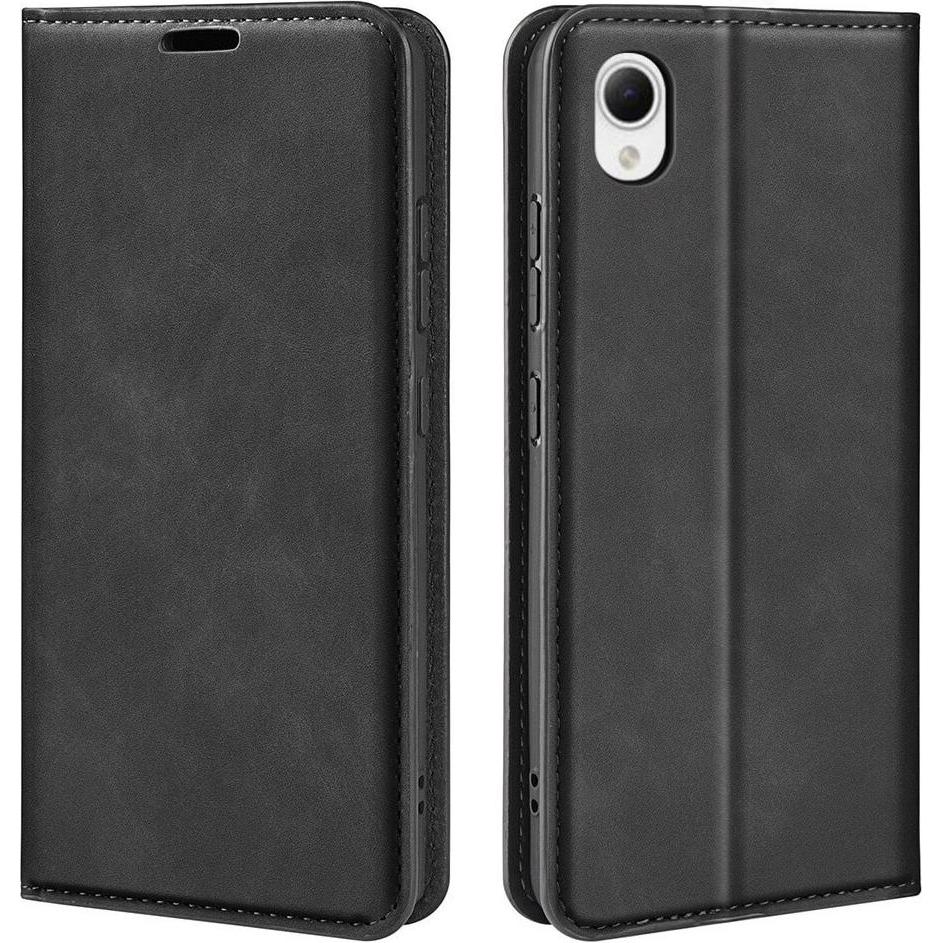 Cover-Discount Galaxy A23e - Stand Flip Case Hülle schwarz (Samsung Galaxy A23e), Smartphone Hülle, Schwarz