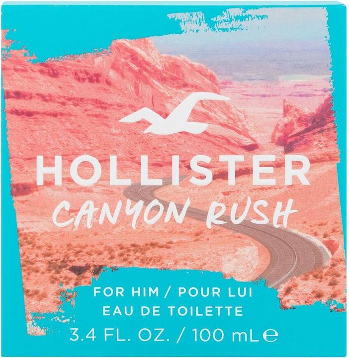 Actual product image Hollister Canyon Rush For Him EDT 100 ml (Eau de toilette, 100 ml)