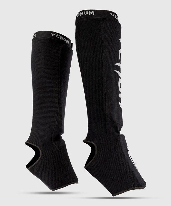 Immagine prodotto Venum Kontact Shin Guards Schwarz/Silber, L, Grösse: L (L)