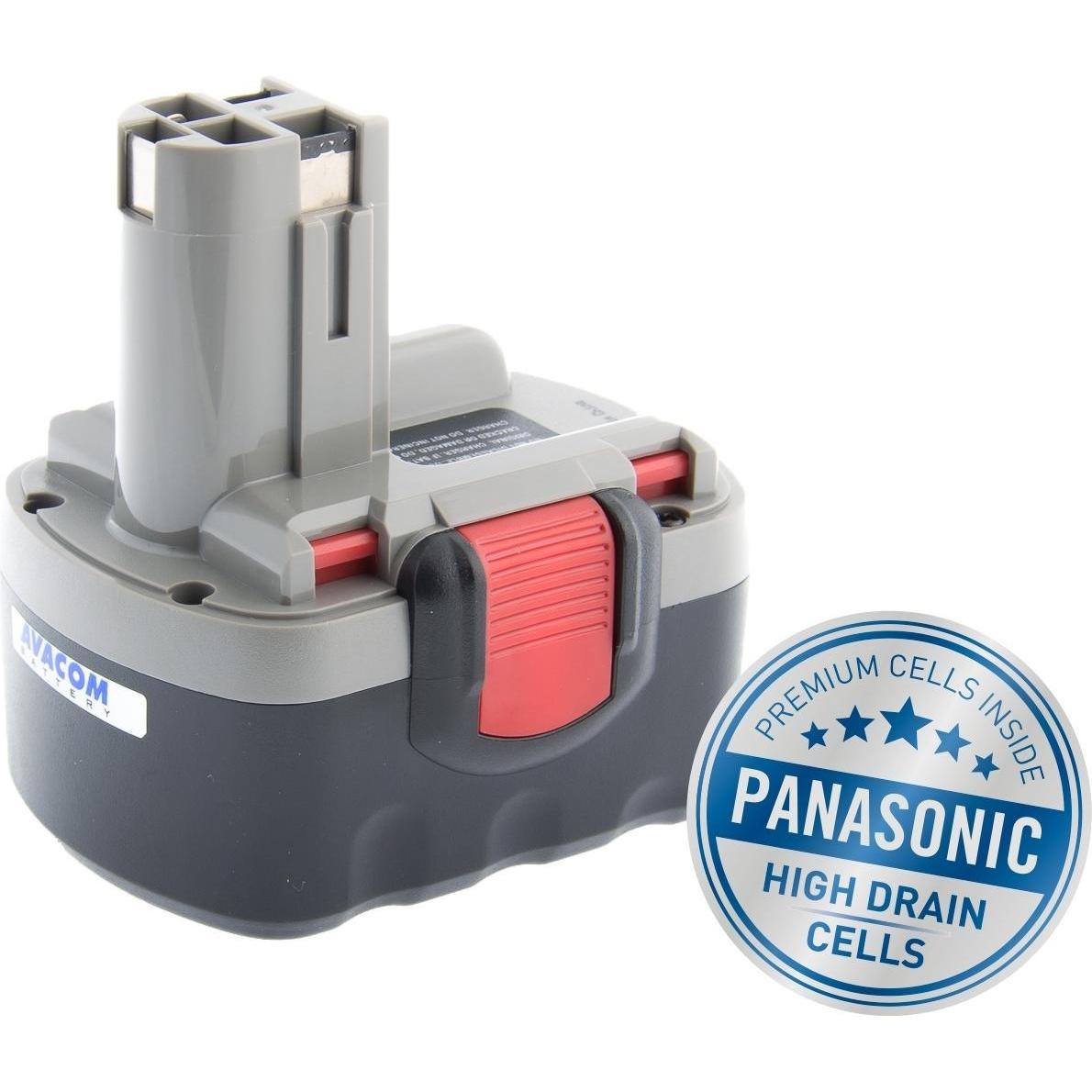 Avacom Batterie BOSCH BAT040 Ni-MH 14,4V 3000mAh, články PANASONIC (3000 mAh), Batterie + pile