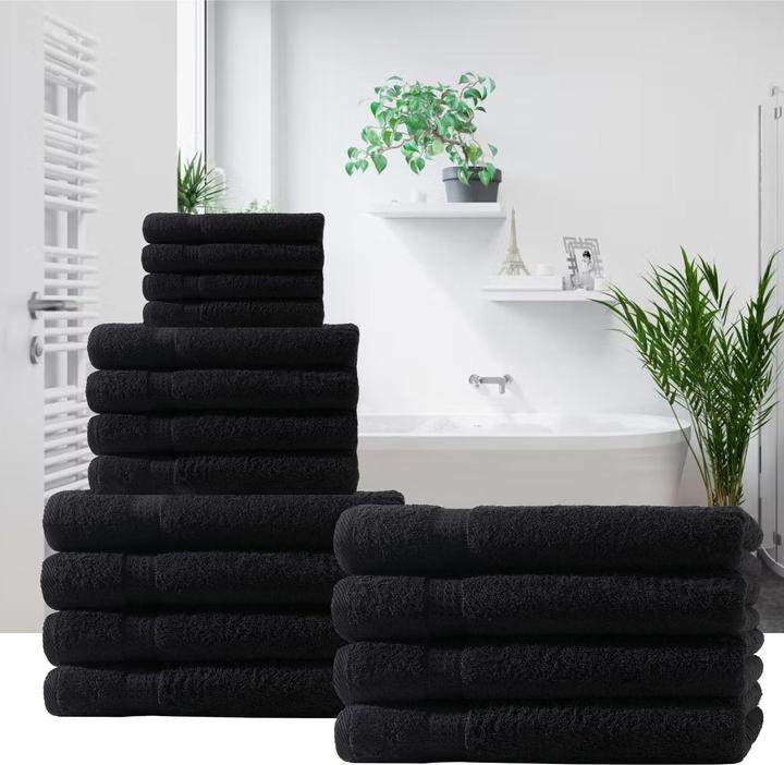 Produktbild Casativo 4er-Set Gästetücher, 30 x 50 cm, 100% luxuriöse Baumwolle (30 x 50 cm)