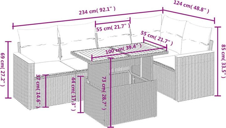 Produktbild vidaXL Hadley