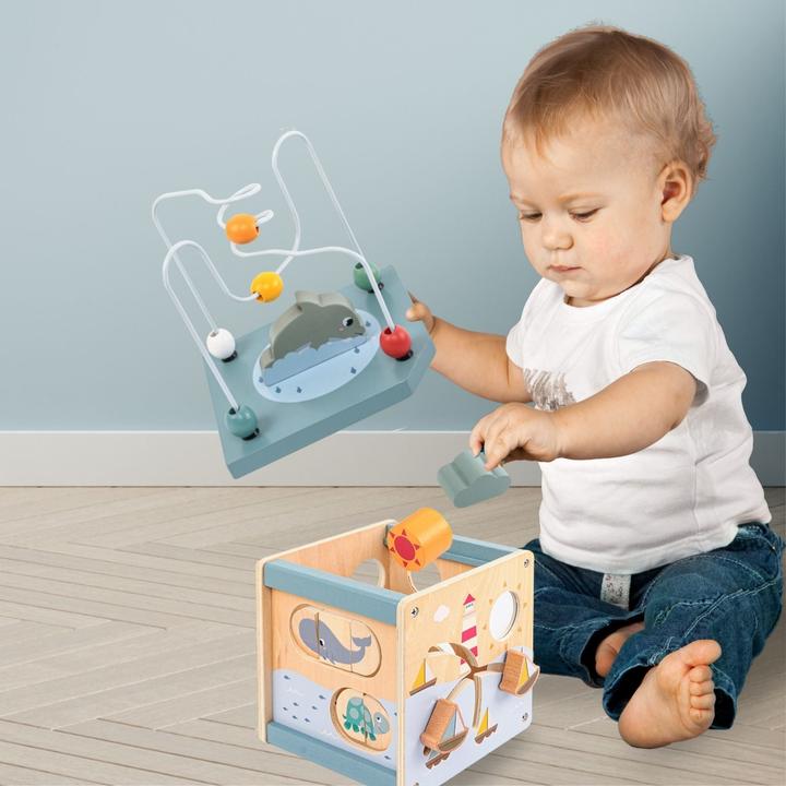 Produktbild Hermex 5in1 Aktivitäts-Holzwürfel