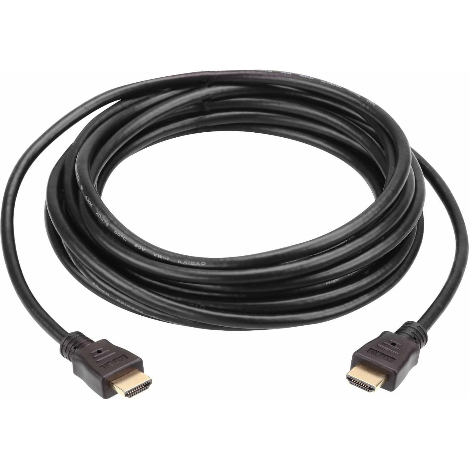 Aten HDMI High Speed mit Ethernet Kabel (15 m, HDMI), Video Kabel