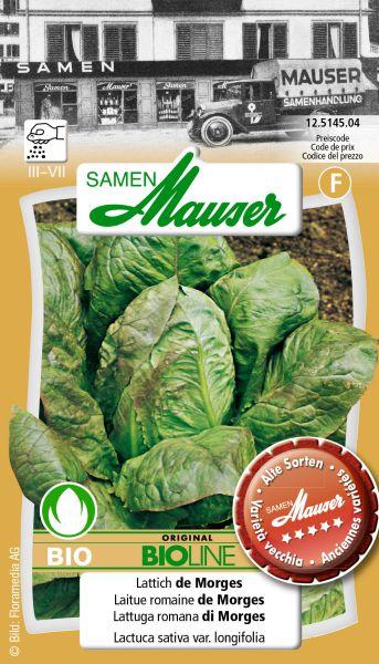 Image du produit Samen Mauser Bourgeon Bio Laitue de Morges (Graines de légumes)
