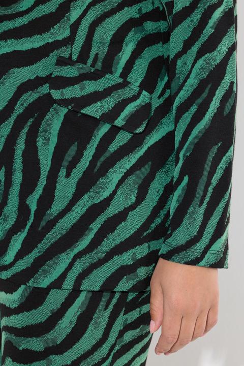 Produktbild Miamoda Blazer, schmale Form, Zebramuster (58)