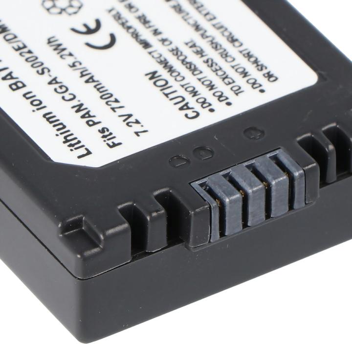 Produktbild AccuCell Akku Panasonic CGA-S002, CGR-S002, DMW-BM7 (Kamera Akku)