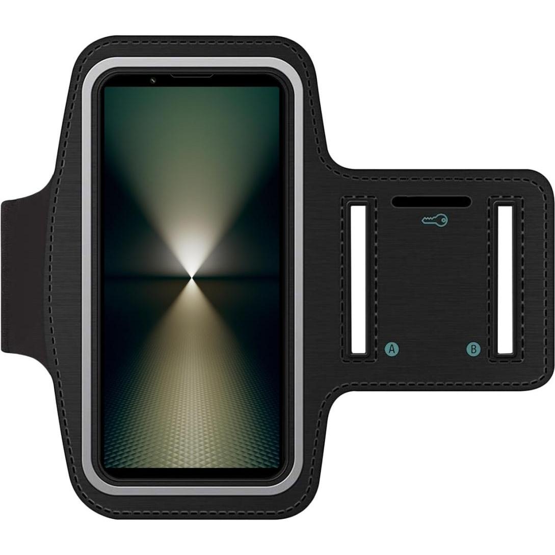 SmartFitness Sony Xperia 1 VI Handy Sport Armband, Smartphone Sportarmband, Schwarz