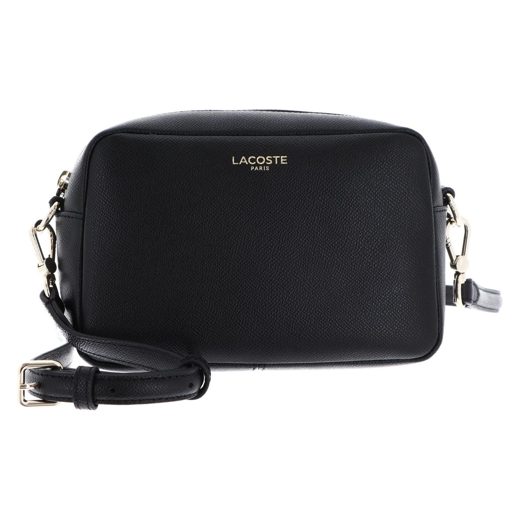 Lacoste, Damen, Handtasche, Crossover Bag, Schwarz