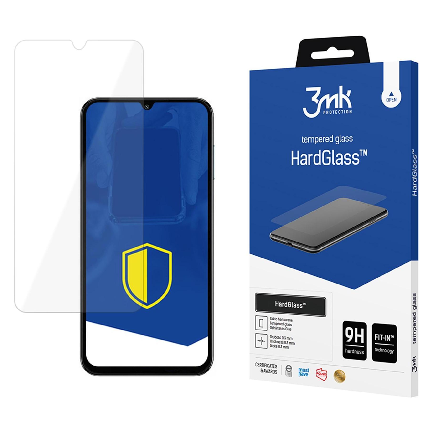 3MK Tempered Glass HardGlass For Samsung Galaxy M16 5G (Samsung Galaxy A16 5G), Smartphone Schutzfolie, Transparent