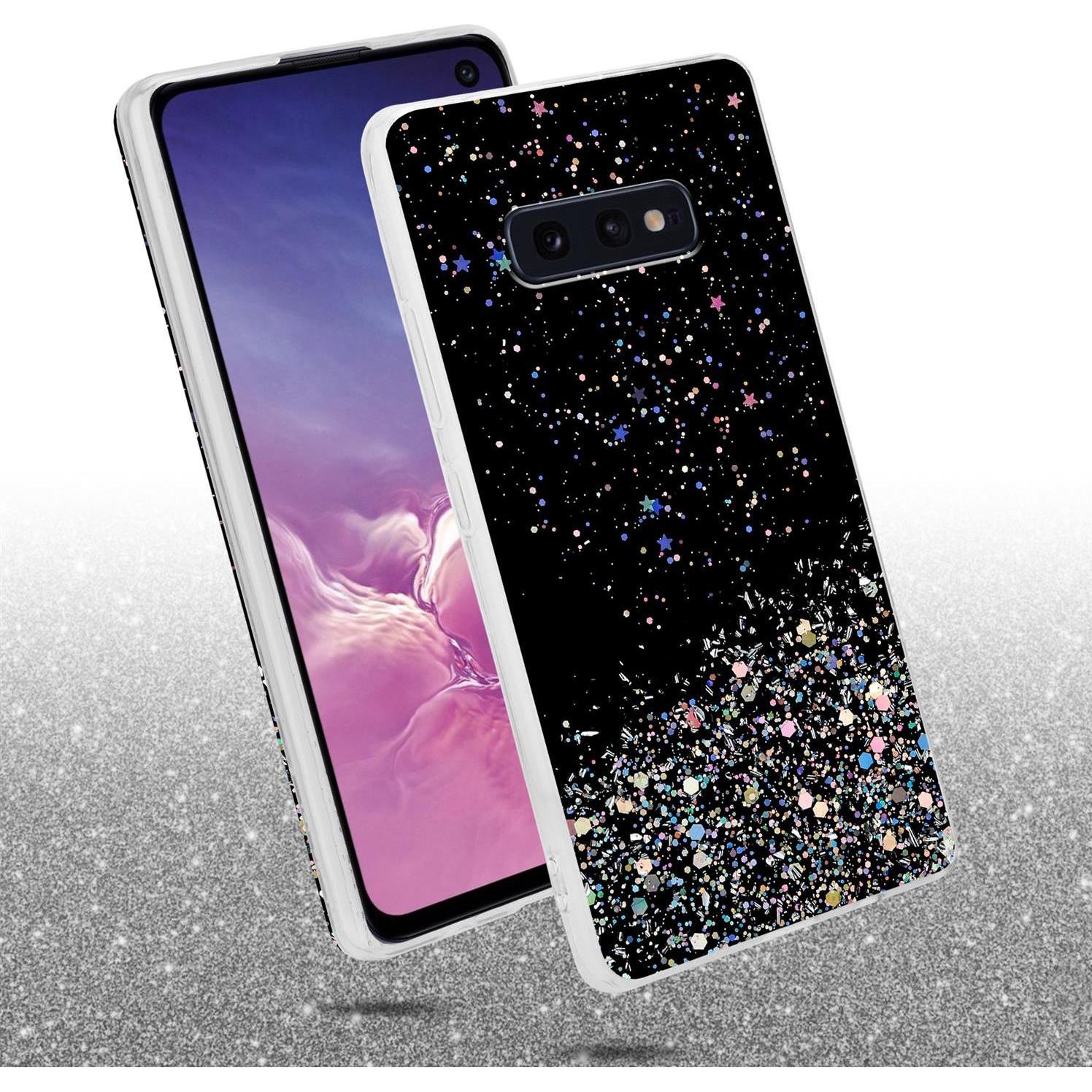 Thumbnail - Cadorabo TPU Cover funkelnder Glitter (Samsung Galaxy S10e), Smartphone Hülle, Schwarz